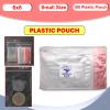 VIBHU Plastic Zip Lock Pouch Bags (6 inch x 8 inch, 100 Pieces, Transparent) view 4