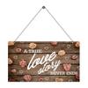 PAPER PLANE DESIGN Wood Wall Door Hanging Welcome Sign with Metal Chain (Style-D) view 1