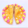 Geetanjali Fabric Laddu Gopal Dress with Artificial Flower (Yellow) view 3