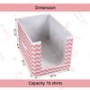 PrettyKrafts 2 Pcs Non Woven Shirt Stacker/Cloth Organizer for Storage/Closet & Wardrobe Organizer for Storage/Foldable Shirt Organizer Cloth Storage Box (Peach, 25x38x24 cm) view 3