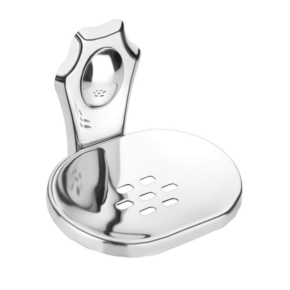 ISTAR Enterprise Stainless Steel Soap Holder/Soap Dish/Bathroom Soap Stand/Bathroom Accessories Silver (Pack of 1)