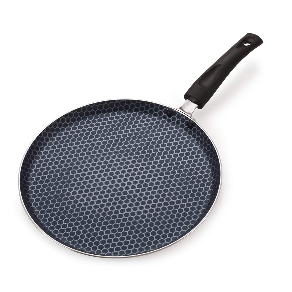 Nirlon Honeycomb Non Stick Cookware Kitchen Accessories Aluminium Flat Tawa 26cm