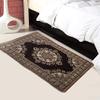 SHOPICTED Velvet Royal Carpet for Living/Hall/Drawing/Guest Room (36 x 60-inch/90 x 150 cm/3 x 5 ft, Brown) view 1