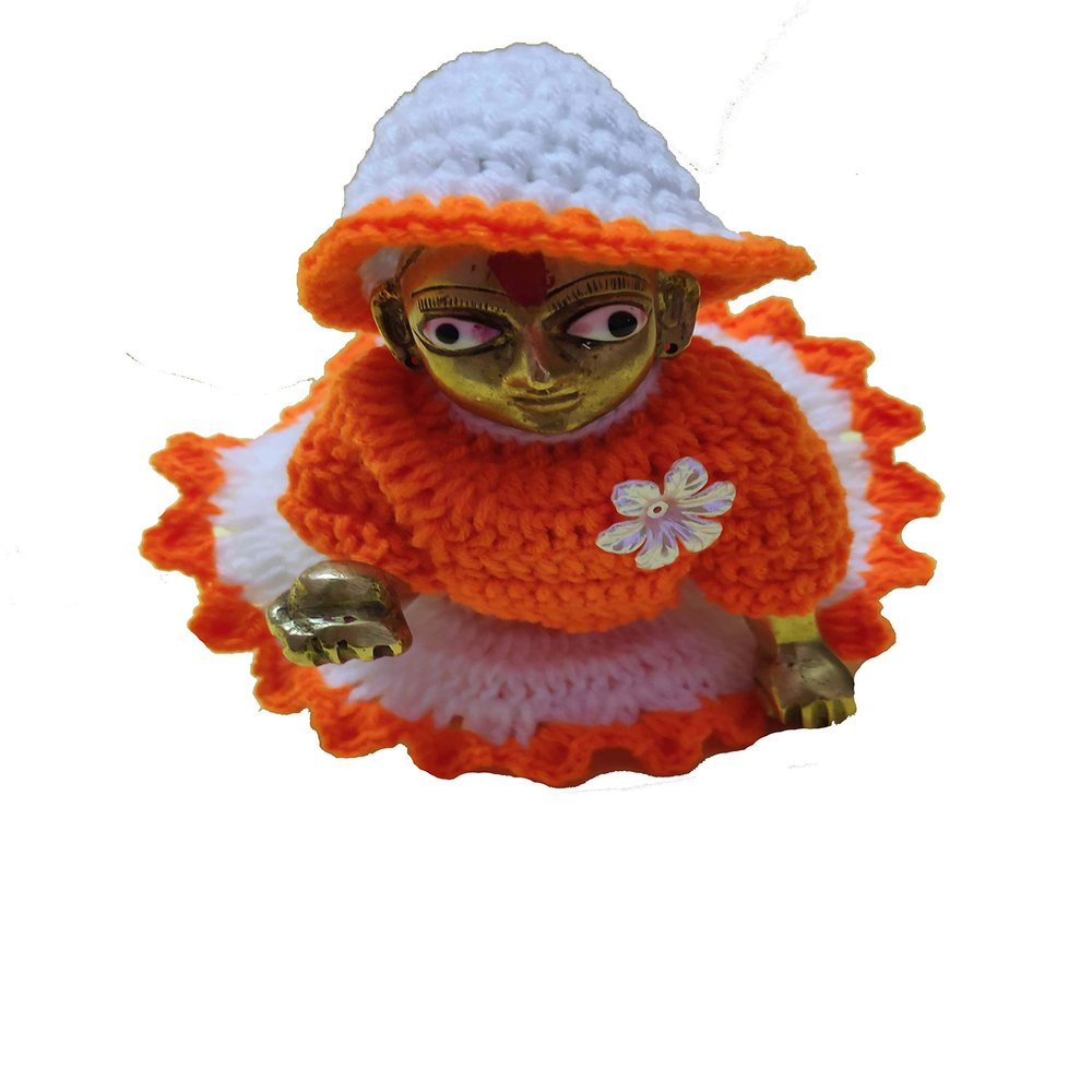 Generic laddu Gopal Winter Dress with pajami and Cap and Warm Dress for ladoo Gopal ji Size 6