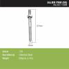 LIPKA 10 MM Rag/Rack Bolt | Premium Quality Stainless Steel Rag/Rack Bolt 10 MM | with Full Accessories for Wash Basin (Set of 2) view 2
