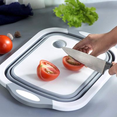Rexez Cutting Chopping Board/Washing Bowl,Fruit Vegetable Basket (Multipurpose)(Random Color) (3 in 1 Chopping Board)