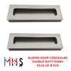 MHS Aluminium Concealed Handle for Sliding Door Pack of 2 Pcs (160MM, MATT VMC Model) view 3