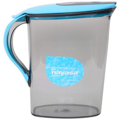 Nayasa Superplast Plastic Icon Jug (Blue, 2.1 L)