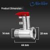 NEW WARE Metal Electric Water Heater Pressure Relief Check Safety Valve 0.9Mpa/ Plumbing & Fixtures view 2