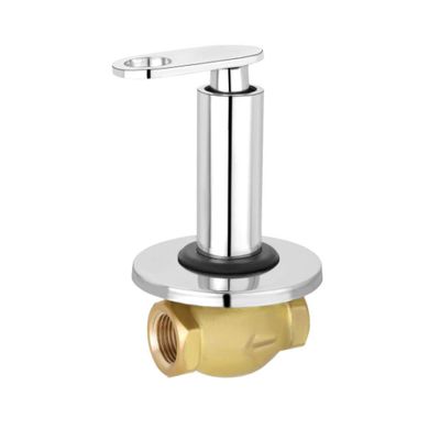 A to Z S Concealed Cock With Flange Chrome Plated Brass Tap for Bathroom/Kitchen