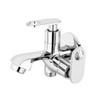 A to Z S 2 in 1 Bib Cock Chrome Plated Brass Tap for Bathroom/Kitchen view 1