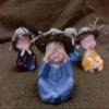 AFTERSTITCH Set Of 4 Monks With Spring Stand That Make Them Like Bobble Head. Idol For Valentines Day Gift, Home Office Decoration And Car Dashboard Accessories (Set Of Monk With Hat) view 4