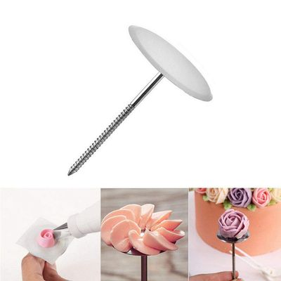 ESHOP 1pcs Stainless Steel Cake Cupcake Icing Cream Decorating Nail Tool DIY Flower Needle