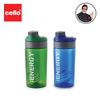 CELLO Energy Plastic Protein Shake Bottle | Flip top open| Leak Proof & Easy to clean | Gym Protein Shaker Bottle | 700ml, Set of 2, Assorted view 2