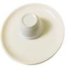 Coolkart Microwave Safe Round Full Dish with Bowl (Pack of 3 Plates & 3 Bowl Set.- 6 Pieces) - White Color view 2
