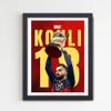 Good Hope Virat Kohli Framed Poster 10x13 Inch Inspirational Cricket Wall Art for Home or Office Wall Decor for Sports Lovers photo frame for living room Motivational Quote poster gift item view 1