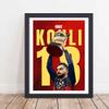 Good Hope Virat Kohli Framed Poster 10x13 Inch Inspirational Cricket Wall Art for Home or Office Wall Decor for Sports Lovers photo frame for living room Motivational Quote poster gift item view 3