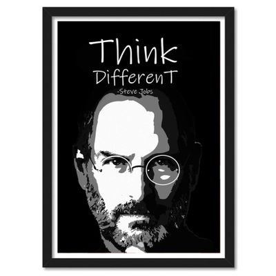 Good Hope Steve Jobs Motivational Quote framed Poster 10x13 Framed Wall Art  Inspirational Entrepreneur Decor for Office, Home,  Black and White Portrait Print  Gift for Innovators & Leaders