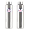 Sjeware Stainless Steel Water Bottle, Fridge Bottle Set of 2 pcs, Size: 1 Litre view 1