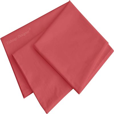 Tishnagi Designer Full Body Pillow Cover, 18" X 54" Inch Ultra Soft Reyon Cotton Fabric Large Pillowcase for Cuddle Pillow (Peach Cover Only)