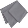 Tishnagi Designer Long Body Pillow Cover | 18" x 54" Inch Rayon Cotton Grey Pillowcase with Hidden Zipper | 210 TC (1 Piece) view 1