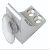 RiseOm Brass Shelf Support L-Shaped Clips for Kitchen & Bookcase Shelf Cabinet Closet L Shelf Button with Hole, Chrome,Pack of 20 (1 inch) view 2