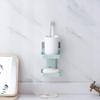 KINZILLA Plastic Double Layer Soap Box Sucker Wall Mounted Holder (Medium, Multicolor) view 4