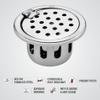 LIPKA 5-Inch Round Floor Drain with Cockroach Trap & Hinge | 304-Grade Stainless Steel Jali | Bathroom, Kitchen & Balcony Drain Cover | Rust-Proof & Durable view 3