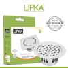 LIPKA Round Flat Cut with Lid Floor Drain |304-Grade Stainless Steel |5.5 Inches| with Cockroach Trap/Jali | view 4