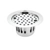 LIPKA Round Flat Cut Floor Drain | 304-Grade Stainless Steel | 5.5 Inches |Floor Drain with Cockroach Trap & Jali view 1
