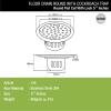 LIPKA Round Flat Cut Floor Drain | 304-Grade Stainless Steel | 5.5 Inches |Floor Drain with Cockroach Trap & Jali view 2