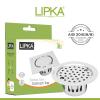 LIPKA Round Flat Cut Floor Drain | 304-Grade Stainless Steel | 5.5 Inches |Floor Drain with Cockroach Trap & Jali view 4