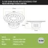 LIPKA Round Floor Drain |304-Grade Stainless Steel | 4 Inches| with Cockroach Trap/Jali & Hinge| Floor Drain for Bathroom Drainer Jali | view 2
