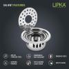 LIPKA Round Floor Drain |304-Grade Stainless Steel | 4 Inches| with Cockroach Trap/Jali & Hinge| Floor Drain for Bathroom Drainer Jali | view 3
