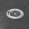 LIPKA Golden Classic Jali Round Floor Drain |304-Grade Stainless Steel |4 Inches| with Cockroach Trap & Hinge| view 1