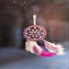 TIPTOP DECORATION Natural Dyed Flat Fluffy Turkey Feathers (10 Pieces) (Baby Pink, 4-5 Inches) view 4