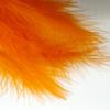 TIPTOP DECORATION Natural Dyed Flat Fluffy Turkey Feathers (10 Pieces) (Tiger Orange) (4-5 Inches) view 2