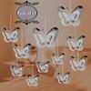 Jindal Party Products 3D Hanging Silver Butterfly Paper Garland Kit (Pack of 11) for Party, Happy Birthday, Anniversary, New Year Events, Home, Banquet Hall Events and Occasion Decorations view 1