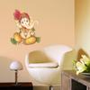 Rangoli Wall Sticker Print Ganesh ji Pack of 2 Large Sticker Multicolor Vinyl view 4