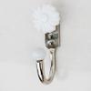 IndianShelf Handmade Daisy Hooks Flower Hangers Wall Holders Hanging Coat Key Hat Mug Kitchen Utensils Bathroom (Ceramic_White_4.75 Inches)-1 Piece view 1