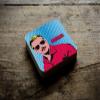 Presta Gifts Tea Coaster Set Bollywood Legends Printed, MDF Wood Material Coasters for Home and Kitchen, Office Table, Dining Table, Home Decor (3.5x3.5 inches, Set of 4) view 2