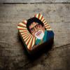 Presta Gifts Tea Coaster Set Bollywood Legends Printed, MDF Wood Material Coasters for Home and Kitchen, Office Table, Dining Table, Home Decor (3.5x3.5 inches, Set of 4) view 4
