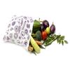 Clean Planet Cotton Eco-Friendly Vegetable and Fruit Storage Shopping Bag, Bag for Fridge Reusable (Set of 6 Regular -10" x 12") view 2