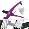 Digital Craft 36mm Aluminum Alloy Scissors Tube Cutter Tool with Fixed Bracket and Surface Painting Process for Plastic PVC PPR Pipe Cutting with Safety Hand Gloves view 1