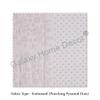 HOME UTSAV Embossed Pyramid Solid Punching Heavy Curtains for Window 5 Feet, Pack of 2, Cream view 3