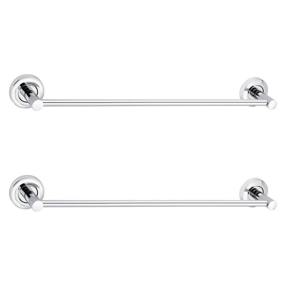 aligarian Steel 24inch Wall Mounted Solid Towel Rod (Pack of 2)