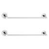 aligarian Steel 24inch Wall Mounted Solid Towel Rod (Pack of 2) view 1