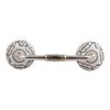 Indian-Shelf 1 Pack White Kitchen Cabinet Handles for Drawer Pulls Door Dresser Silver Hardware 6" Hole to Hole -BH-75-CK-1356 view 1