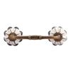 Indian-Shelf 1 Pack Black Decorative Drawer Pulls Unique Cabinet Handles for Door Dresser Antique Hardware 6'' Hole to Hole Upscale view 1