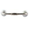 Indian-Shelf 1 Pack Grey Kitchen Cabinet Handles for Drawer Pulls Door Dresser Silver Hardware 6'' Hole to Hole -BH-573-DCK-155 view 1